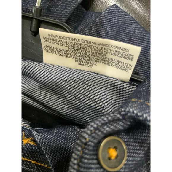 Bobbie Brooks Button Tunic Denim Shirts Womens S Long Sleeve Chest Pocket Casual - Picture 7 of 7